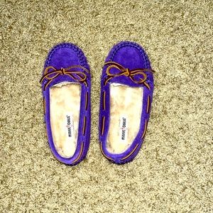 Brand new Minnetonka girls slippers